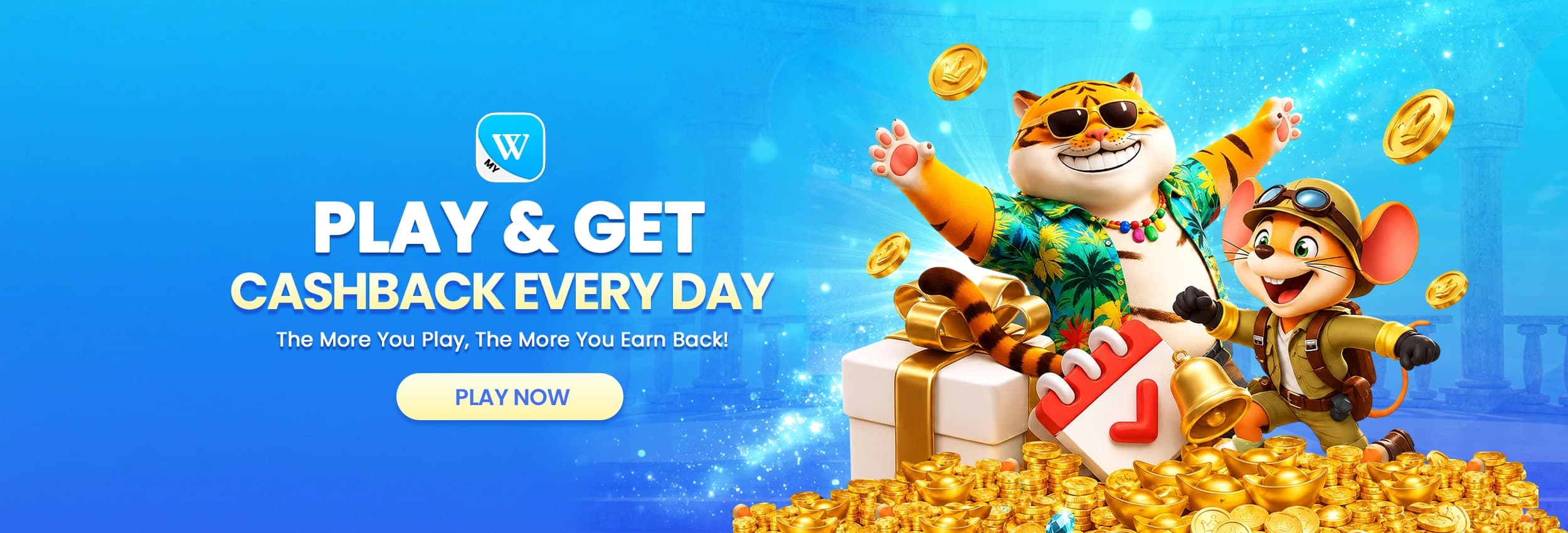 Play and get cashback every day